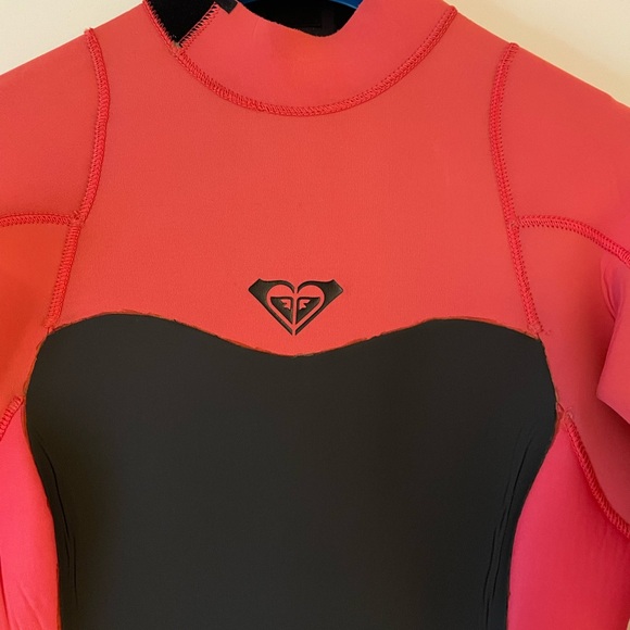 Roxy Womens Wetsuit - Coral and Black - Picture 2 of 7